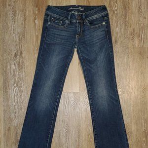 American Eagle Original Boot Low Rise Stretch Womens Size 0, Length 32 in.